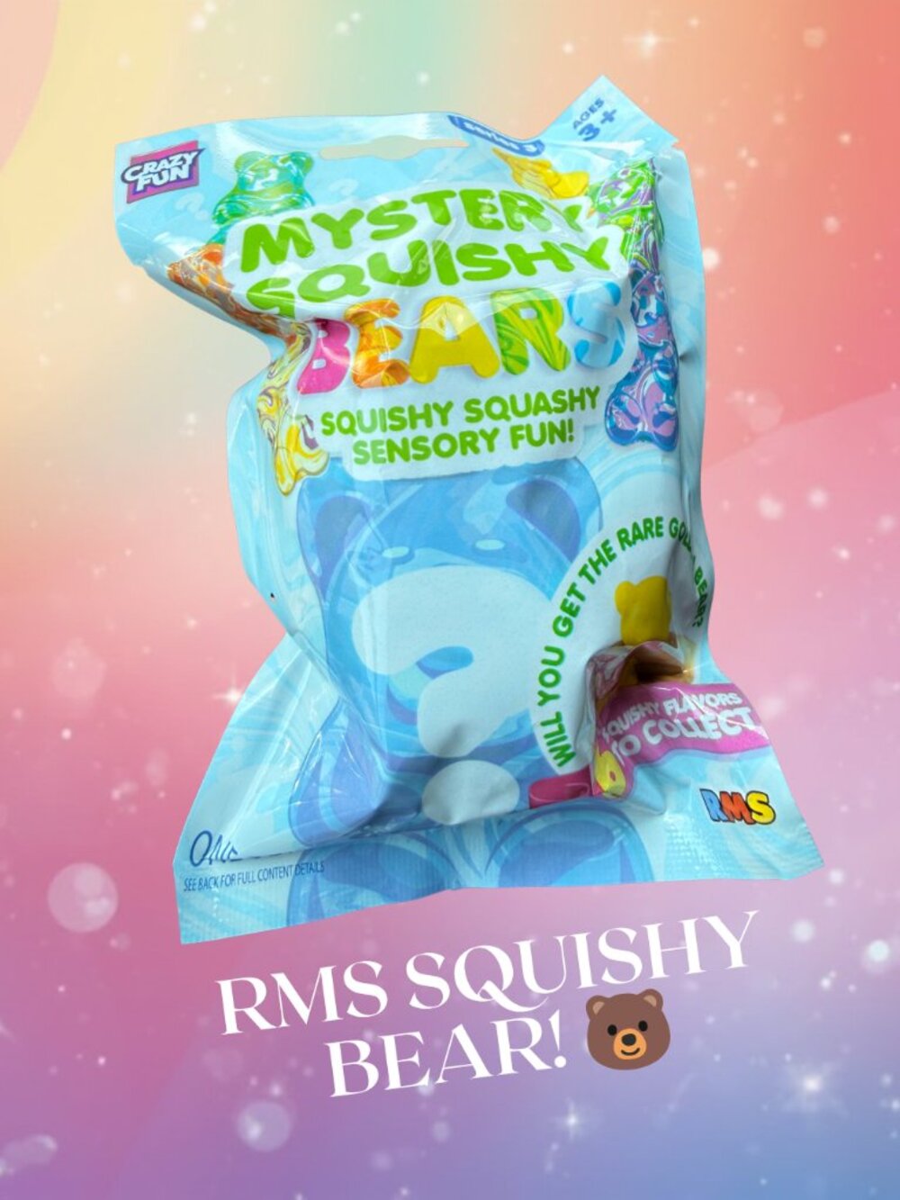 🐻 RMS | Mystery SQUISHY BEARS Blind Bag - ORANGE BLOSSOM TWIST